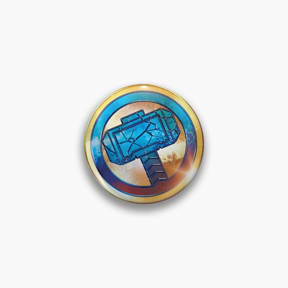Discover Love and Thunder Mjolnir Icon Pin