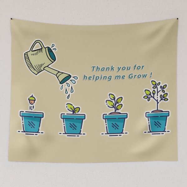 Item preview, Thank You For Helping Me Grow designed and sold by Marwad Haveli.