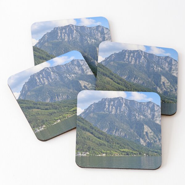 Item preview, Mountains and Lake Traun Traunsee in Upper Austria landscapes summertime designed and sold by goceris.