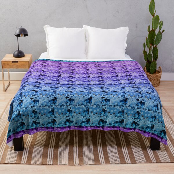 Artikelvorschau, Katzen - blau-lila Design entworfen und verkauft von harietteh.