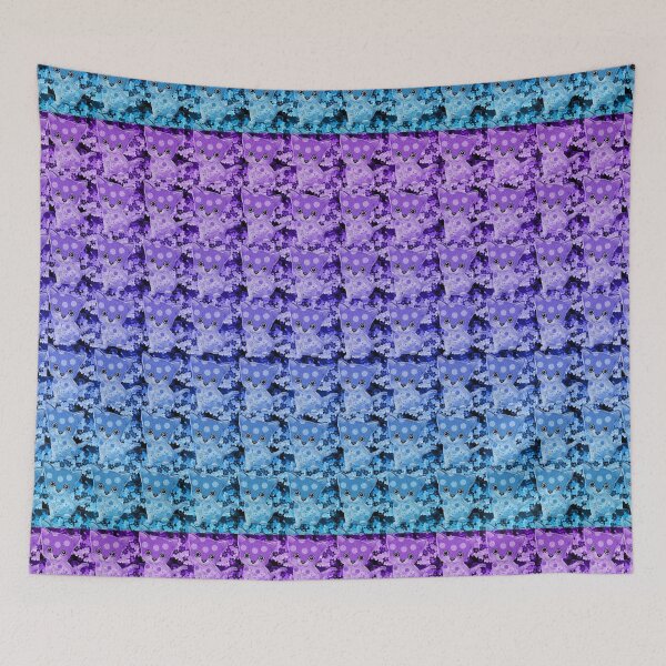 Item preview, Cats - blue-purple design designed and sold by harietteh.