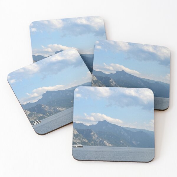 Item preview, a tourist boat sails on the Lake Traunsee in Upper Austria  designed and sold by goceris.