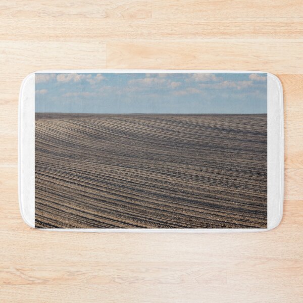 Item preview, agriculture plowed field landscape nature background  designed and sold by goceris.