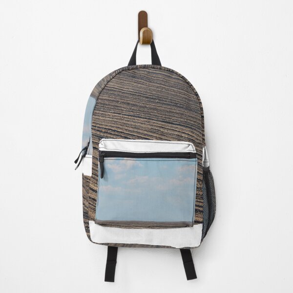 Item preview, agriculture plowed field landscape nature background designed and sold by goceris.