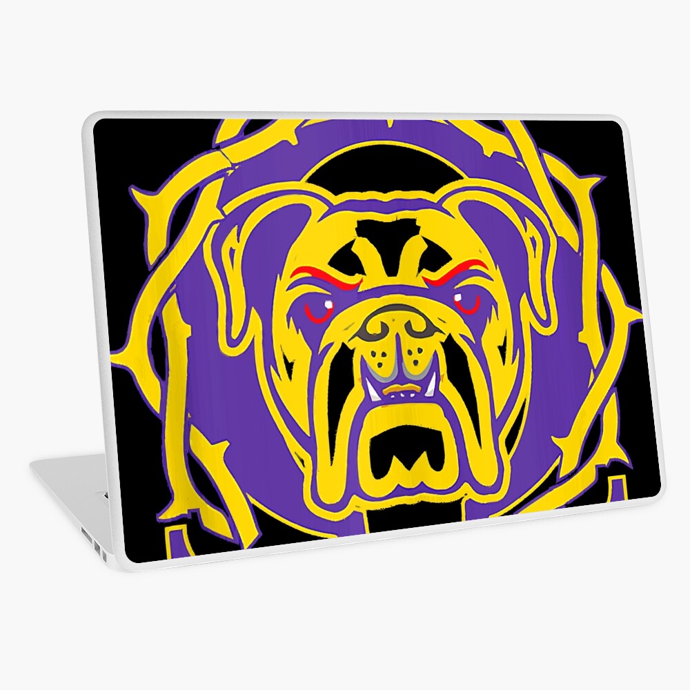 Men s Omega Que Dawg Psi Phi Purple Gold Tee Shirt Laptop Skin