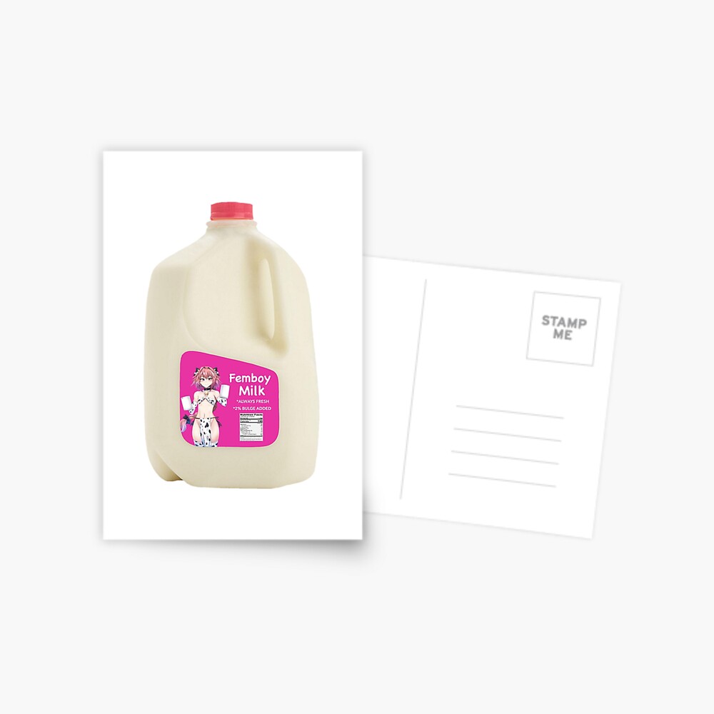 Tarjetas de felicitación for Sale con la obra «leche femboy» de Mino Shop |  Redbubble