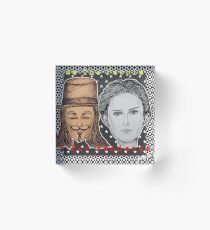 (V For Vendetta - We The People) - yks by ofs珊 Acrylic Block
