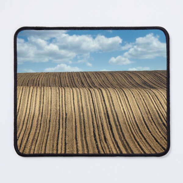 Item preview, brown plowed field landscape agriculture nature background  designed and sold by goceris.
