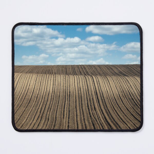 Item preview, plowed field landscape agriculture nature background  designed and sold by goceris.