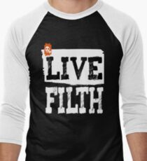 LIVE FILTH Men's Baseball ¾ T-Shirt