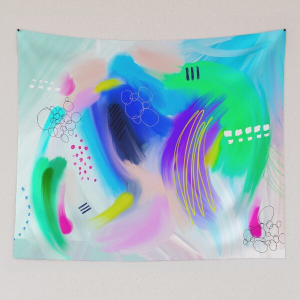 Item preview, Colorfull Abstract Painting designed and sold by MyArt23.