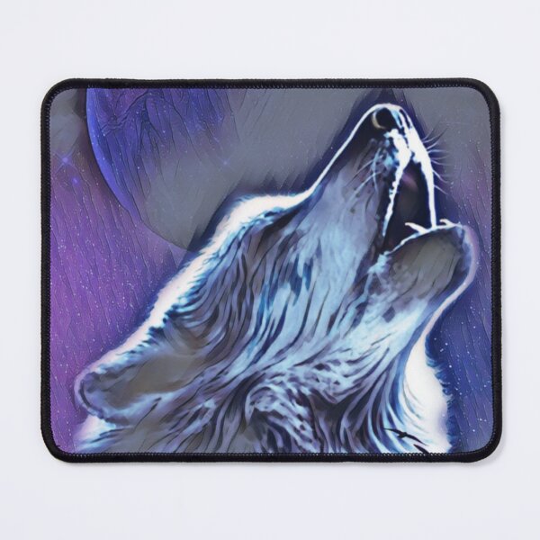 Item preview, Wolf howling at the Moon designed and sold by MerWishes.
