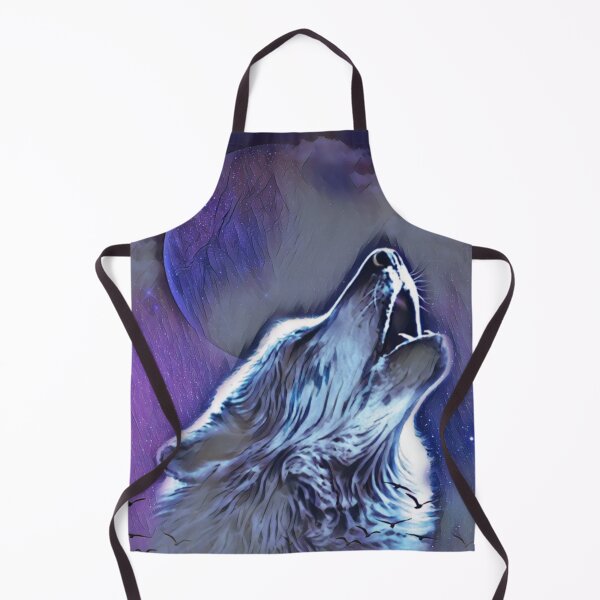 Item preview, Wolf howling at the Moon designed and sold by MerWishes.
