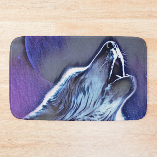 Item preview, Wolf howling at the Moon designed and sold by MerWishes.