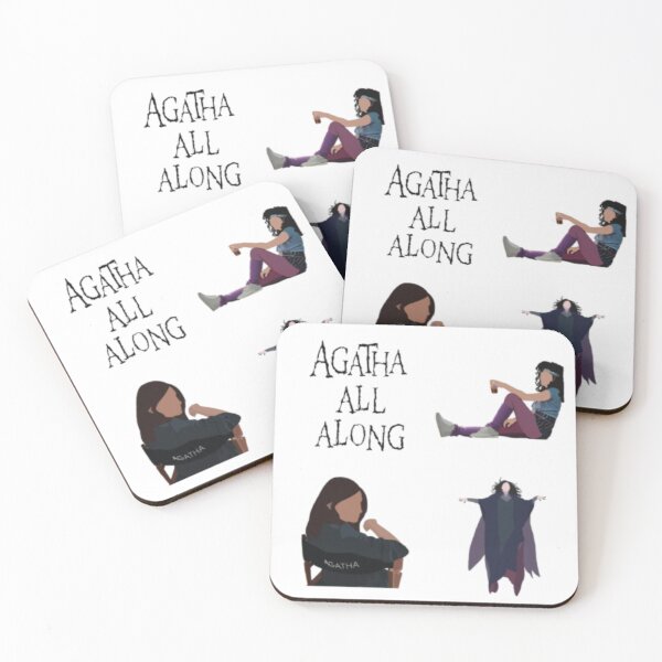 Item preview, agatha all along 4-pack designed and sold by marvel stickers.