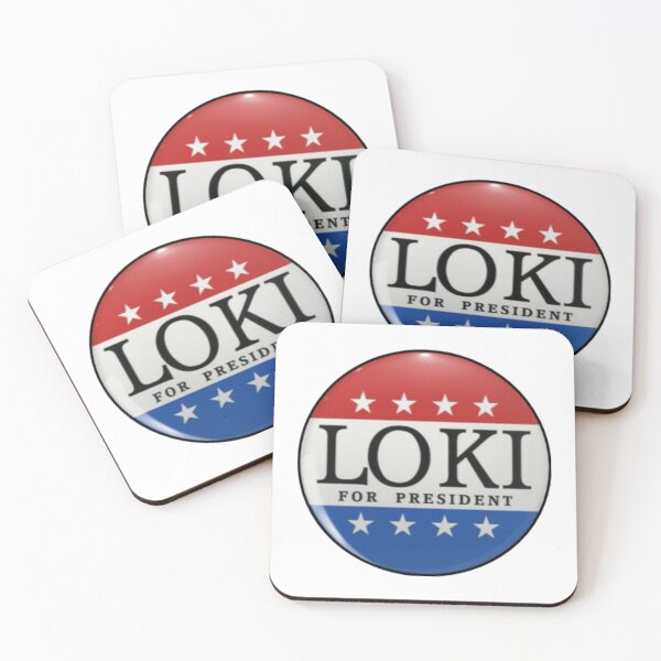Item preview, loki for president  designed and sold by marvel stickers.