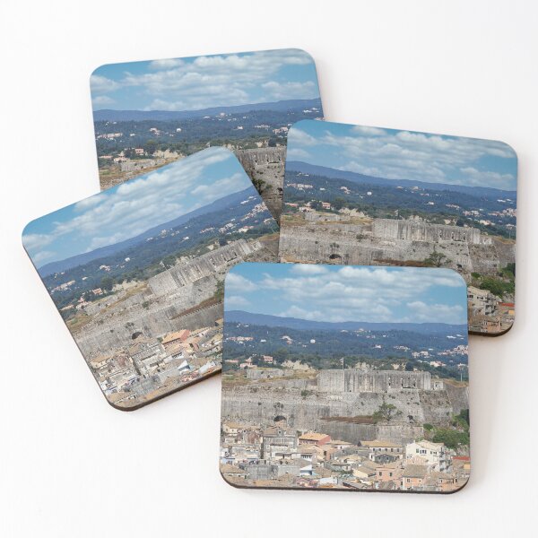 Item preview, New fort and old Corfu town cityscape designed and sold by goceris.