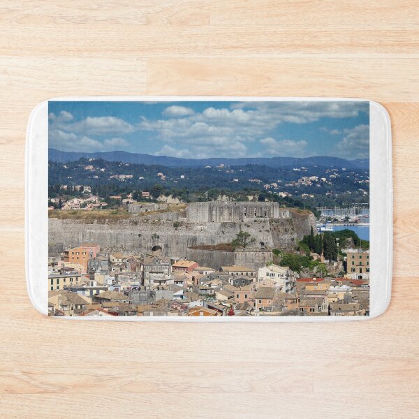 Item preview, New fort and old Corfu town cityscape designed and sold by goceris.