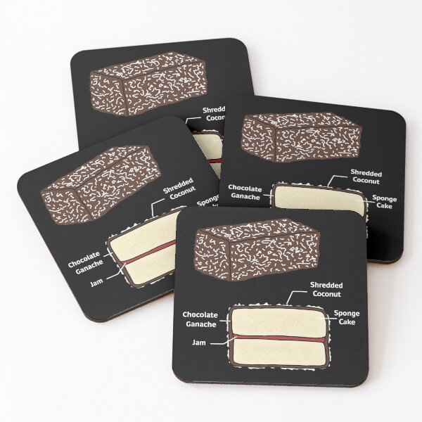 Item preview, Lamington Diagram designed and sold by BundaBear.