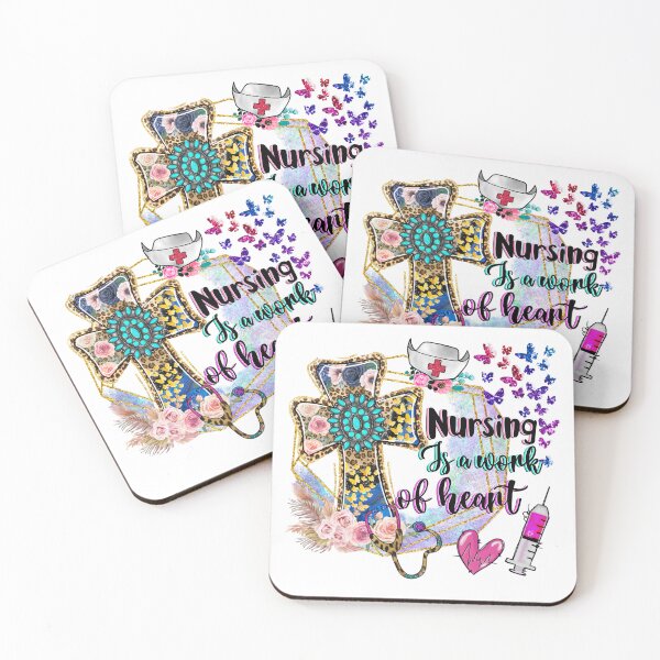 Item preview, Nursing Is a Work Of Heart designed and sold by dalypdesign.