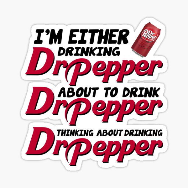 Vista previa del artículo con la obra «O estoy bebiendo dr pepper camiseta», diseñado y vendido por DeistArnold.