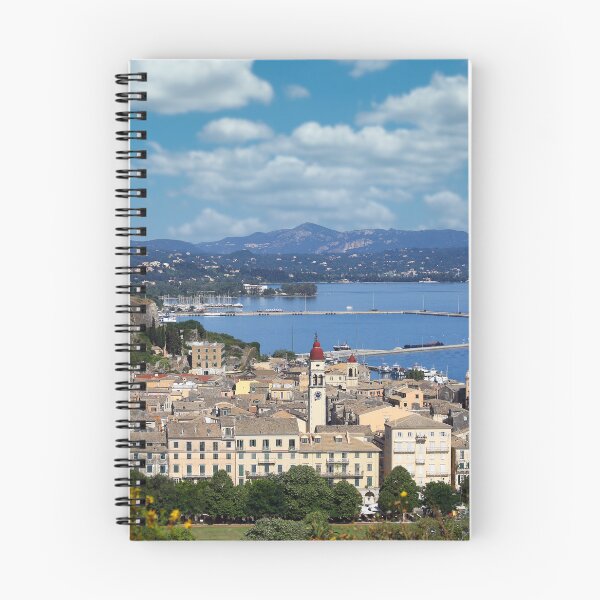 Item preview, old Corfu town and new fort cityscape designed and sold by goceris.