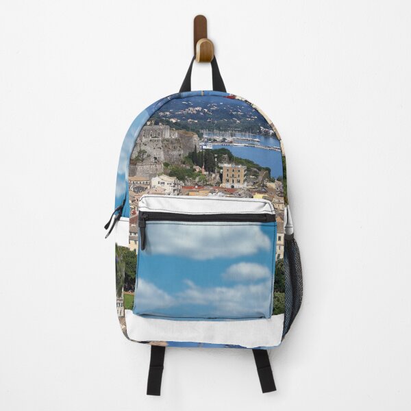 Item preview, old Corfu town and new fort cityscape designed and sold by goceris.