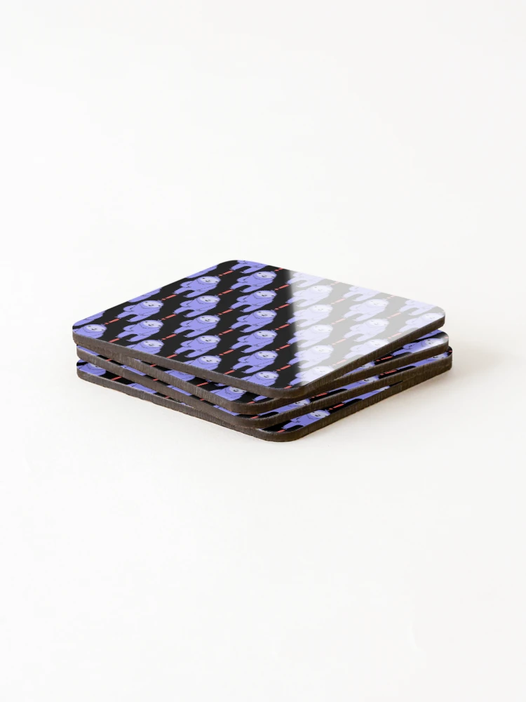 Thumbnail 4 of 5, Coasters (Set of 4), Exclamation Point Sloth designed and sold by SubtleSplit.