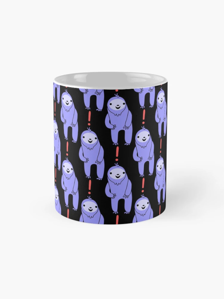 Thumbnail 4 of 6, Coffee Mug, Exclamation Point Sloth designed and sold by SubtleSplit.