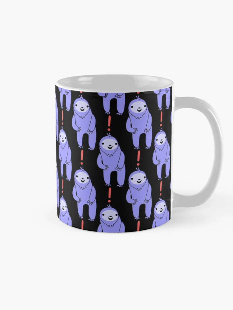 Thumbnail 3 of 6, Coffee Mug, Exclamation Point Sloth designed and sold by SubtleSplit.