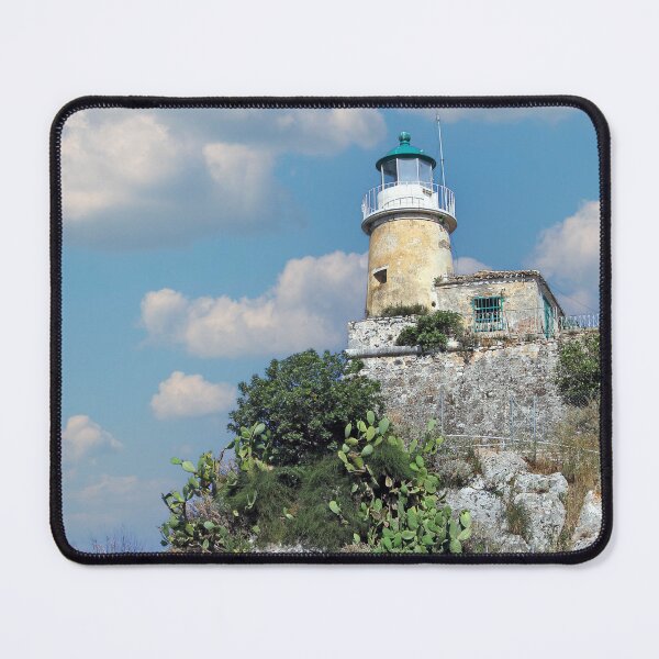Item preview, Old lighthouse in Corfu town Greece designed and sold by goceris.