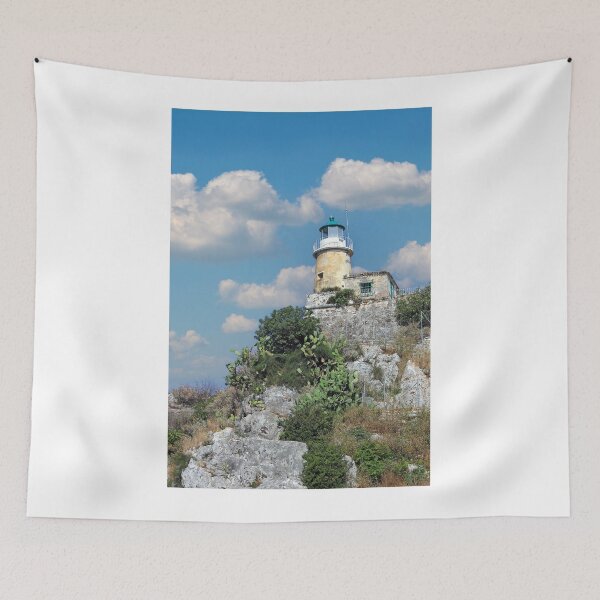 Item preview, Old lighthouse in Corfu town Greece designed and sold by goceris.