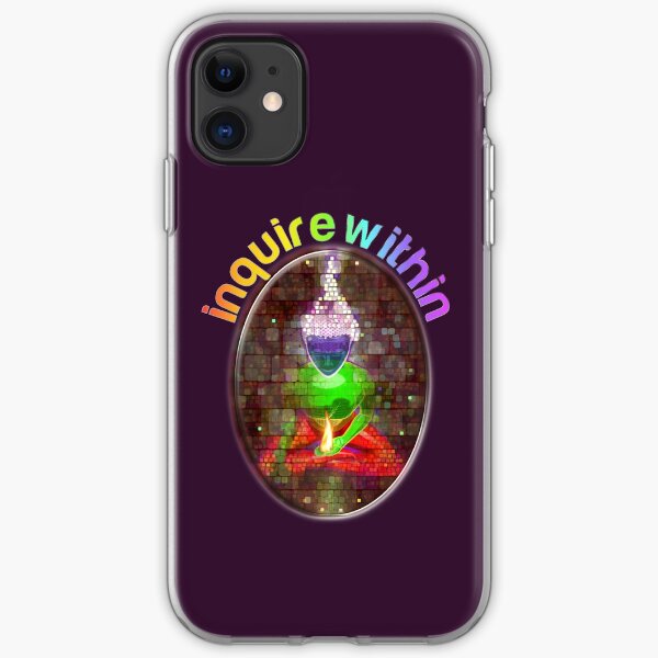 inquire within (rainbow meditation) iPhone Soft Case