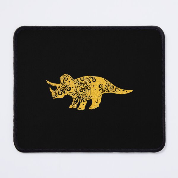 Item preview, Triceratops Dinosaur Gold Papercut Mandala Art designed and sold by hign.
