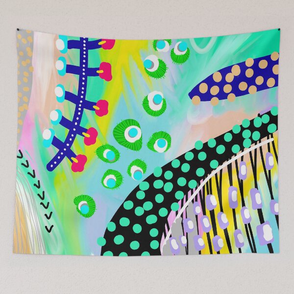 Item preview, Colorful Abstract Painting designed and sold by MyArt23.