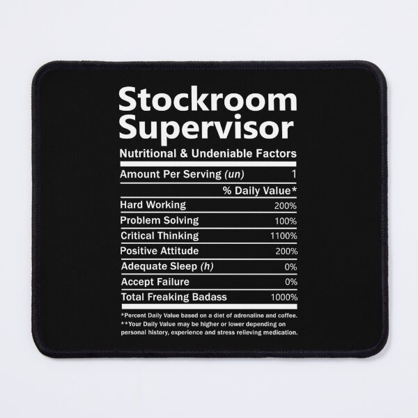 Item preview, Stockroom Supervisor T Shirt - Nutritional And Undeniable Factors Gift Item Tee designed and sold by watkinsmat.