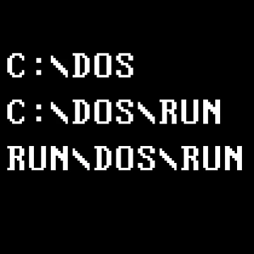 Vorschaubild zum Design C: \ DOS C: \ DOS \ RUN RUN \ DOS \ RUN Lustiger Computer-Witz von MoonPuree