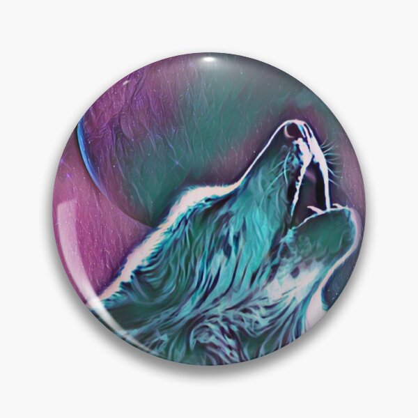 Item preview, Wolf howling at the Moon designed and sold by MerWishes.