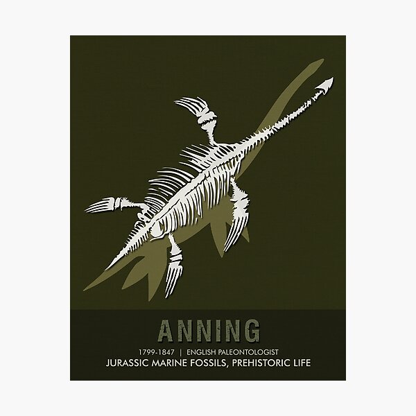 Science Posters - Mary Anning - Paleontologist Photographic Print