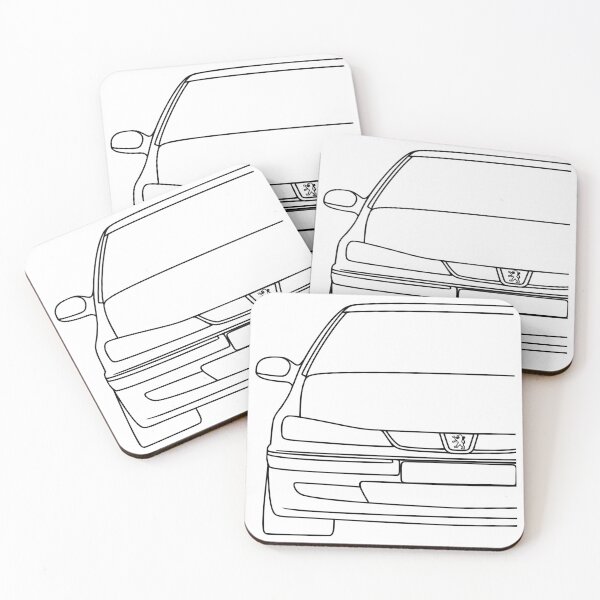 Item preview, Peugeot 406 front black lines designed and sold by EdimDesign.