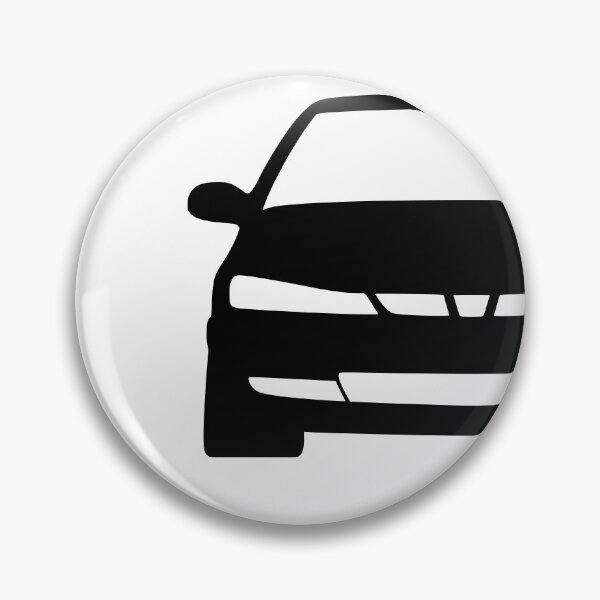 Item preview, Peugeot 406 front black silhouette designed and sold by EdimDesign.