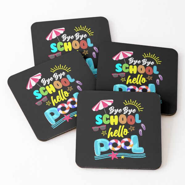 Item preview, good bye school hello pool | good bye school hello summer | bye bye school hello summer | hello pool designed and sold by Grafik0.