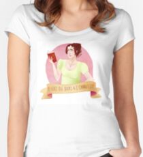 Elizabeth Bennet / I LIKE BIG BOOKS AND I CANNOT LIE Women's Fitted Scoop T-Shirt