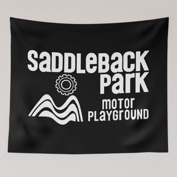 Item preview, Saddleback Park Motor Playground No Border Logo (White) designed and sold by racerspitstop.