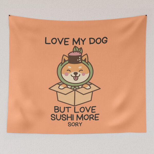 Item preview, I LOVE SUSHI MORE  designed and sold by Thetruemo.