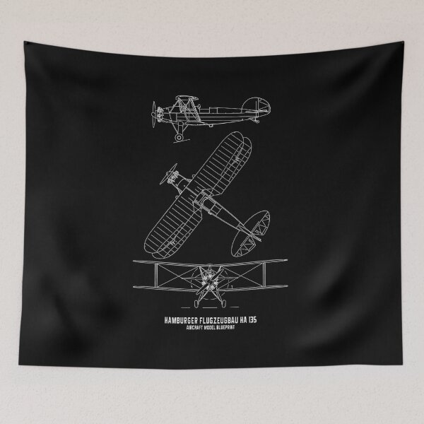 Item preview, Hamburger Flugzeugbau Ha135 Aircraft Blueprint designed and sold by PodiShawna.