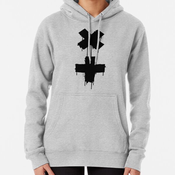 garrix noir blanc Sweat à capuche épais