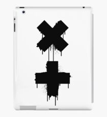 black white garrix iPad Case/Skin