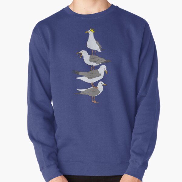 Stack of Seagulls Pullover Sweatshirt