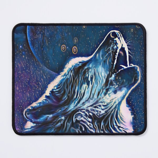 Item preview, Wolf howling at the Moon designed and sold by MerWishes.